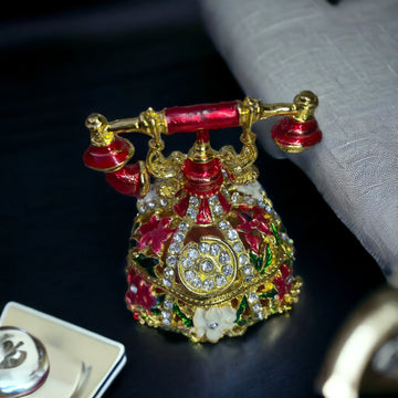 Telefono Portagioie dipinto a mano