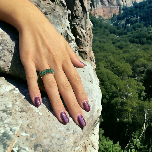 Anello Donna Verde misura 18